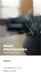 Mobile Screenshot of makepropaganda.com